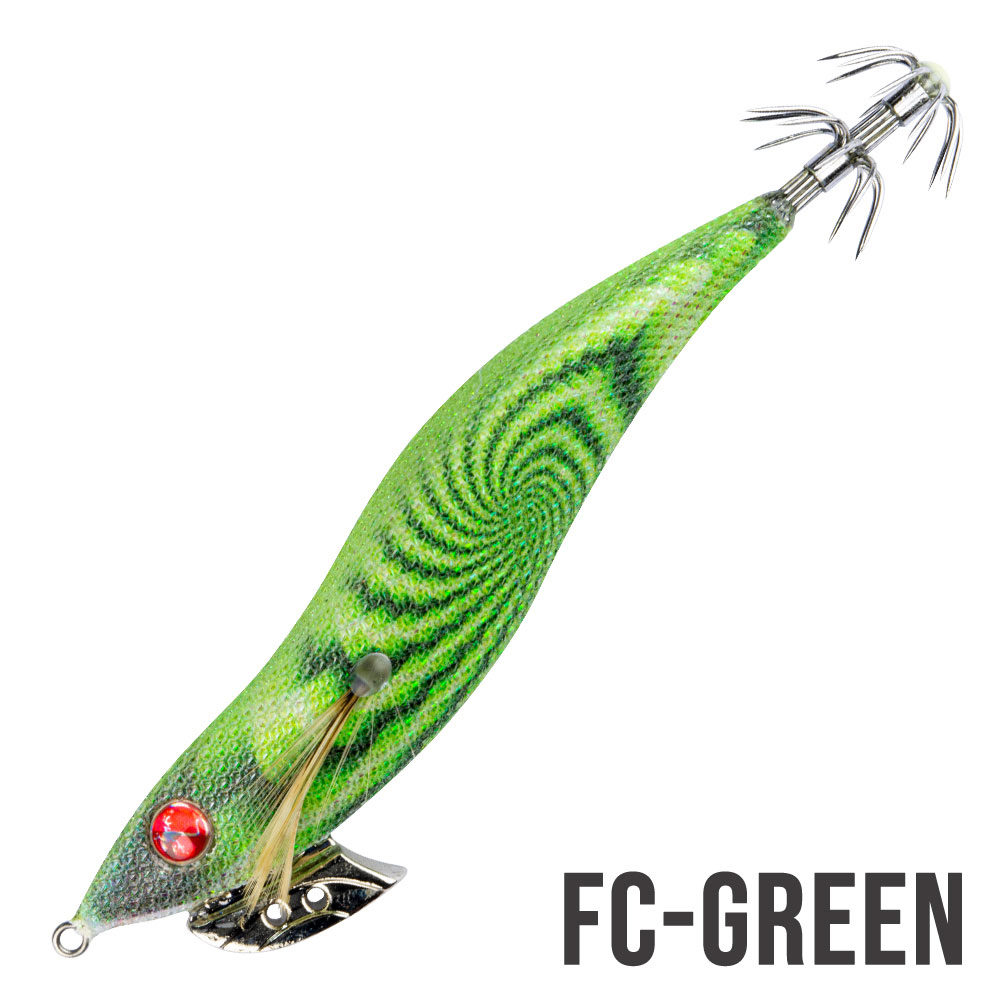 Esca articificiale Seaspin, categoria Squirty 3.0, modello FC-GREEN